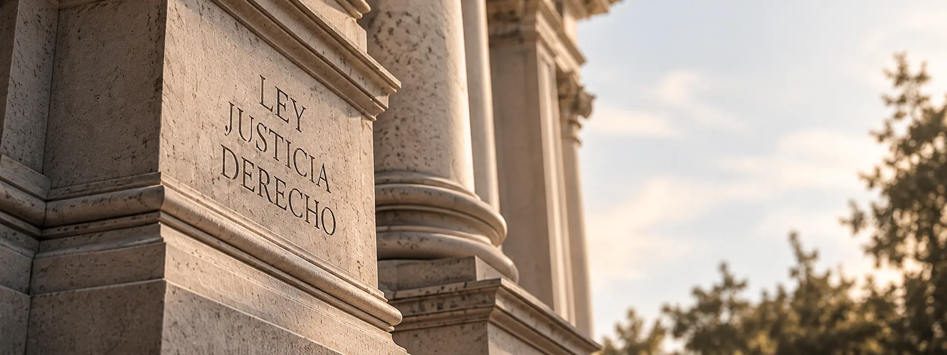 Detalle arquitectónico vinculado a la justicia